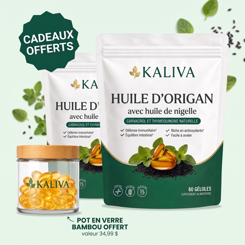 Kaliva – 2 pochettes + pot en verre bambou offert