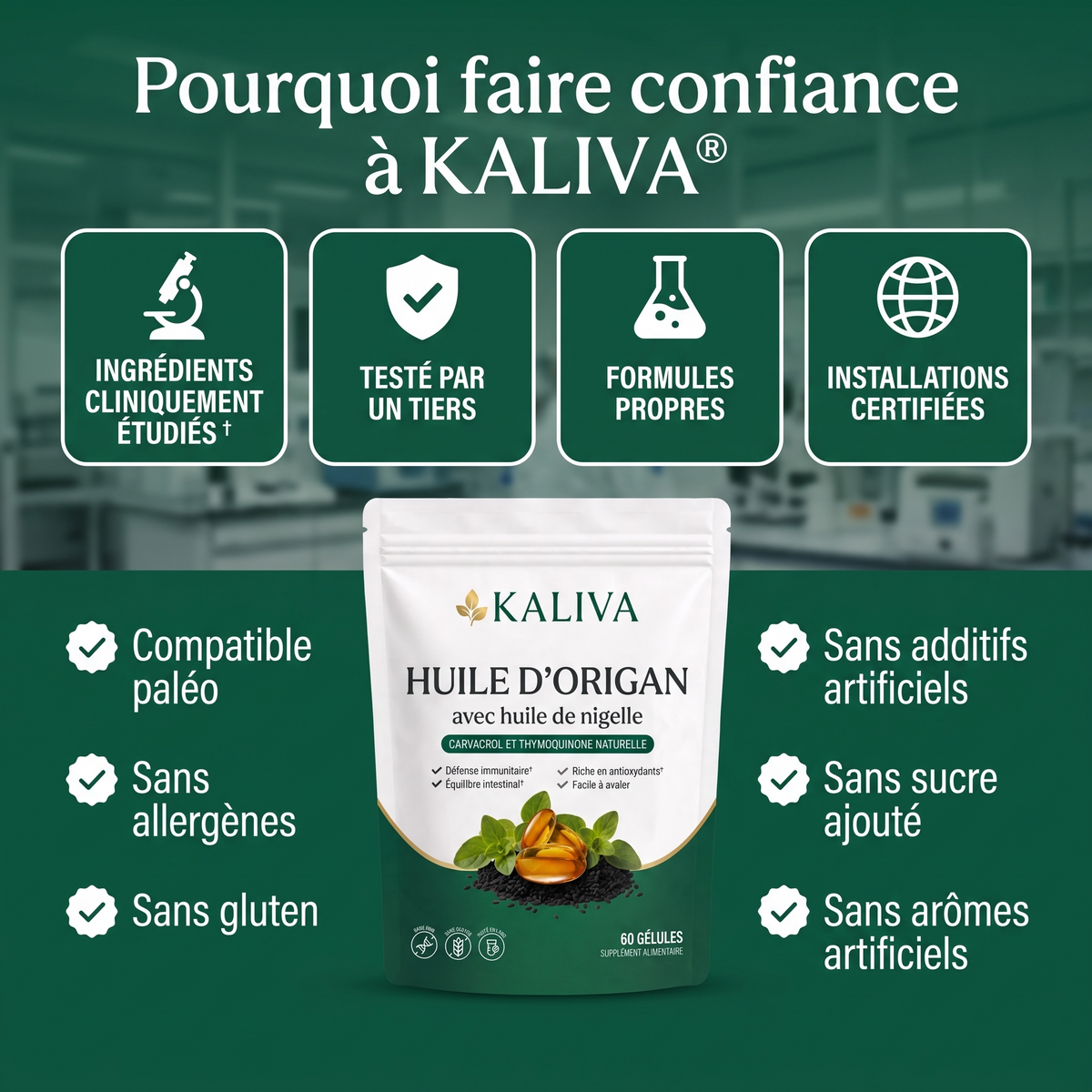 Pourquoi faire confiance à Kaliva